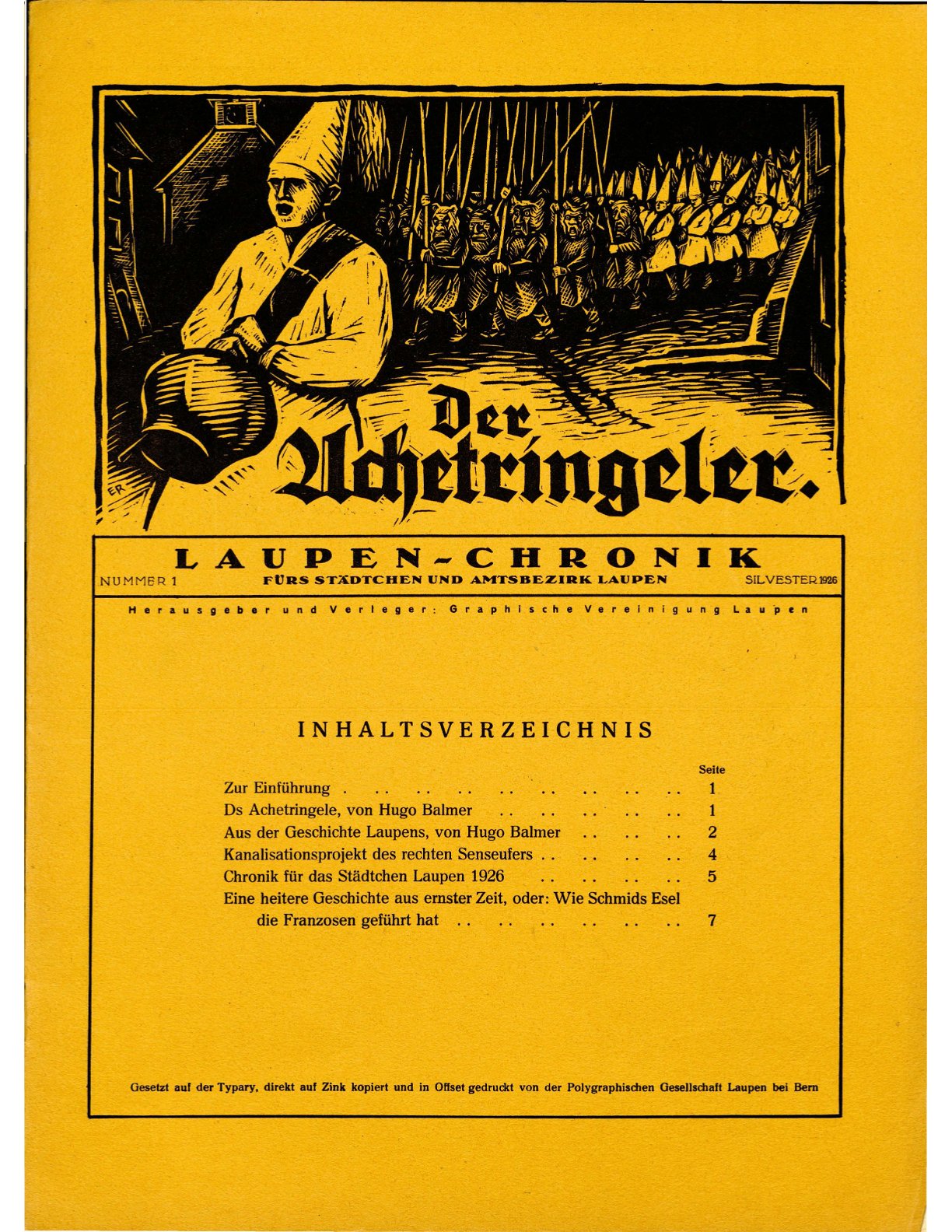 Der Achetringeler 1926