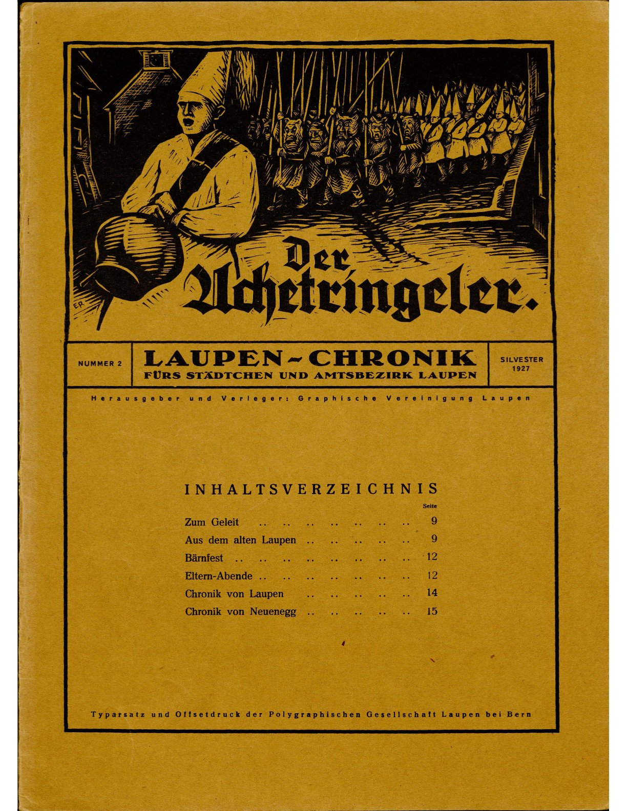 Der Achetringeler 1927