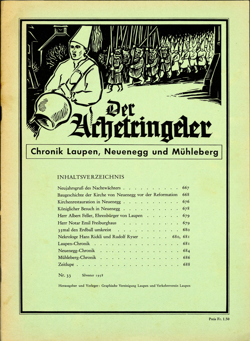 Der Achetringeler 1958