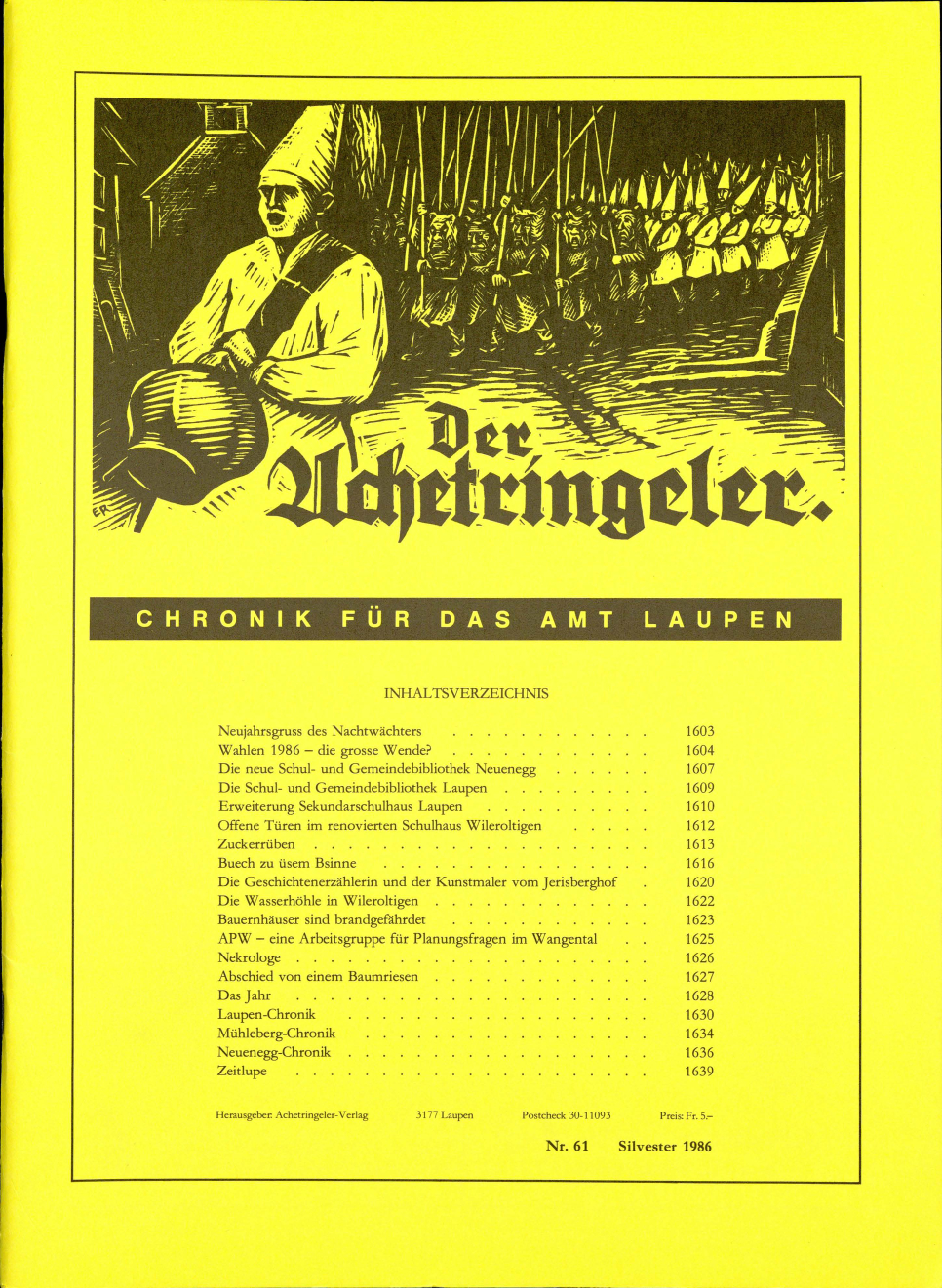 Der Achetringeler 1986